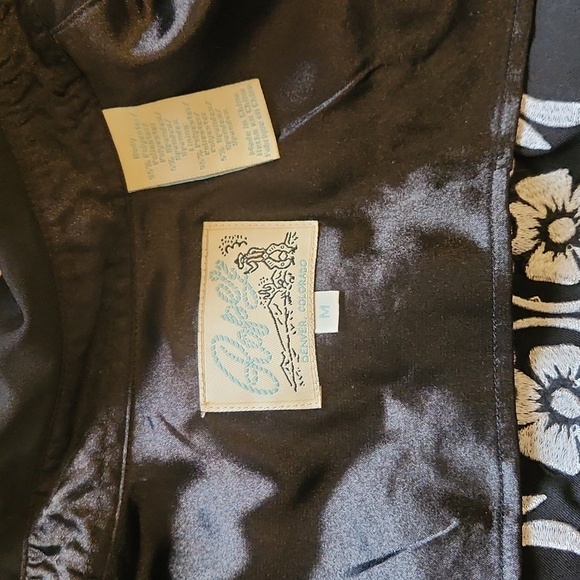 Women's Roper Black Western Shirt Dress Med - Picture 7 of 7